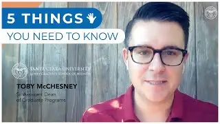 5 Things You Need To Know 🖐️ - Santa Clara University, Leavey School of Business