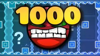 I beat 1000 Hard Demons in Geometry Dash!
