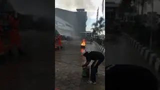 Simulasi Kebakaran BRI Cabang Raha