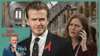 Jon Culshaw - David Beckham Calls The Natural History Museum ☎️