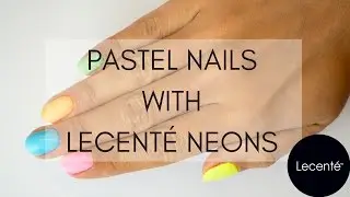 How To Create Pastel Nails - Lecent&eacute; Neon Pastel Nails with CND Shellac | Lecent&eacute;