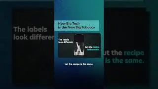 Big Tech is the new BigTobacco #short