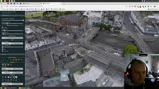 Measuring heights of buildings in Newry using Potree
