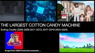 THE LARGEST COTTON CANDY MACHINE (2006-2008-2011-2013; 2017-2019-2024-2025) Credits