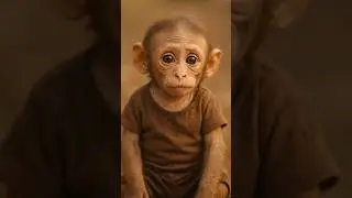 A lonely puppy and monkey emotional story😥💔#hearttouching #emotionalstory #puppy #monkey