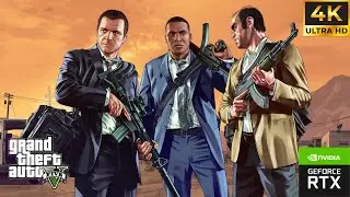 🔥 GTA V HEIST Like NEVER Before | RTX ON | 4K 72FPS Realistic Gameplay