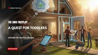 The Sims FreePlay - A Quest For TODDLERs: Expand or Create a Room