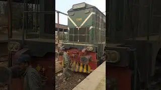 Coupling of Locomotive toughest jobs how to attach train engine with coaches #shorts #coupling #yt