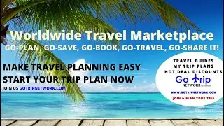 Make Travel Planning Easy Go Trip Network Travel Guides, Planner Marketplace