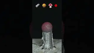 lava vs alluminium coil burning #amazing #technology #shorts #ytshort