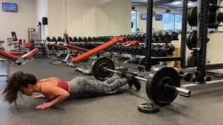 Nordic Ham Curls (with barbell)