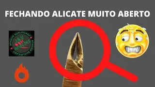 FECHANDO ALICATE MUITO ABERTO | J&V AFIA&Ccedil;&Otilde;ES