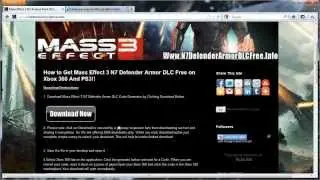 Download Mass Effect 3 N7 Defender Armor DLC - Xbox 360 / PS3