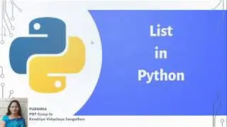 Python Sequences - V (lists)
