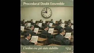 Procedural Doubt Ensemble - L’ordine era già stato stabilito - Red Note Jazz