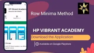 Row Minima Method | Initial Basic Feasible Solution | Linear Programming Problem | UPSC