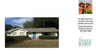 876 GREG Drive, Montgomery, AL Presented by Robb & Kelly Colley.