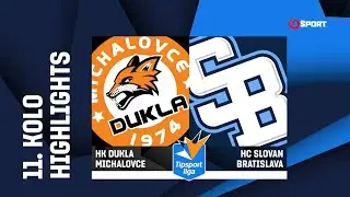 11. kolo: HK Dukla Ingema Michalovce - HC Slovan Bratislava 2:3 (1:0, 0:1, 1:2)