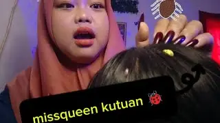 Missqueen kutuan 😭 salah shampo atau jarang shampoan ya? #asmr #wig #satisfying 