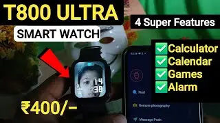 T800 Ultra Smartwatch Unboxing And Review | T80O Ultra Smartwatch | Apple Watch Ultra Clone 
