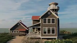 Harbor View House Plans Fly Around