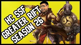 DIABLO 3 SEASON 26 | HC SOLO GREATER RIFT 100 | INNA MONK