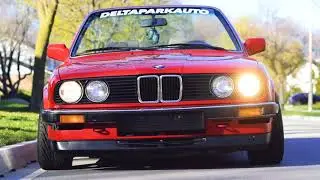 E30 cabrio bagged