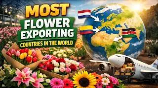 TOP 10 FLOWER EXPORTING COUNTRIES IN THE WORLD | TOPTIERTIDBITS