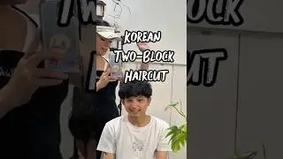 Korean Two-Block haircut ✂️ Clean, fresh, stylish look for Pinoy men 🔥 #MensHaircut