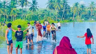 പുതു മഴയിൽ നനഞ്ഞു ഉല്ലസിച് എന്റെ നാടും നാട്ടുകാരും(അരീക്കാട് )#live #livenews #barish #malayalam