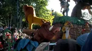 Disneyland: carroza del Rey León
