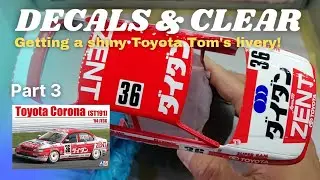 Building the Toyota Corona JTCC. Part 3: Airbrushing, Masking and Decal works!
