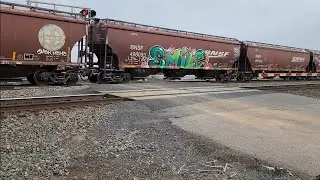 bnsf grain train