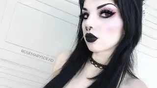 Sparkly Purple Vampire Makeup Tutorial 💜🖤💜