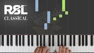 Una Mattina / RSL (Rockshool) Classical Piano Debut Grade / Synthesia Piano tutorial
