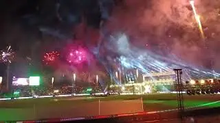 PSL 10 Opening ceremony fire works