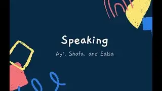 Recording Conversation with Partners ( Reading B Class ) by Ayi, Shafa, and Salsa.