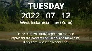 TODAY'S CALENDAR TUESDAY  2022-07-12