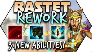 SMITE Bastet Rework: 3 NEW Abilities! AoE Damage! Stealth Counter? Smite Season 7