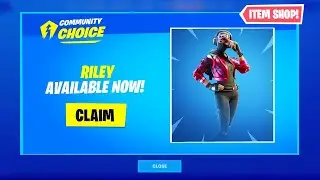 *NEW* FORTNITE ITEM SHOP! RILEY SKIN COMMUNITY CHOICE! (Item Shop November 26th)