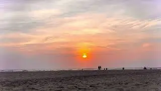 Timelapse of a beautiful sunset in Goa