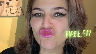 Barbie eu???? Batom de Glitter Pink✨️❤️🥂💋