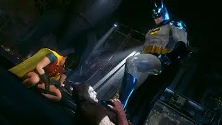 Classic Batman and Kid Robin - Batman: Arkham Knight