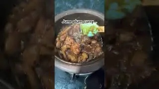 June Plum Curry...... #cooking