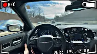 Cutting Up In Rush Hour Traffic On Expressway In Chrysler 300s !!