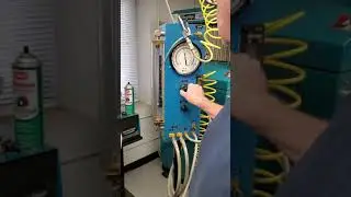 Volvo pump on test stand D&W Diesel