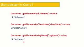 Learn jQuery Introduction Tutorials in Hindi