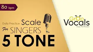 DAILY 5 TONE SCALE | Beginners [80 BPM] | improve Singing