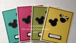 Quick and Easy Mickey and Minnie Cards