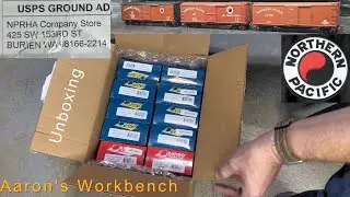 Unboxing of Northern Pacific Railway Historical Association Company Store package.
